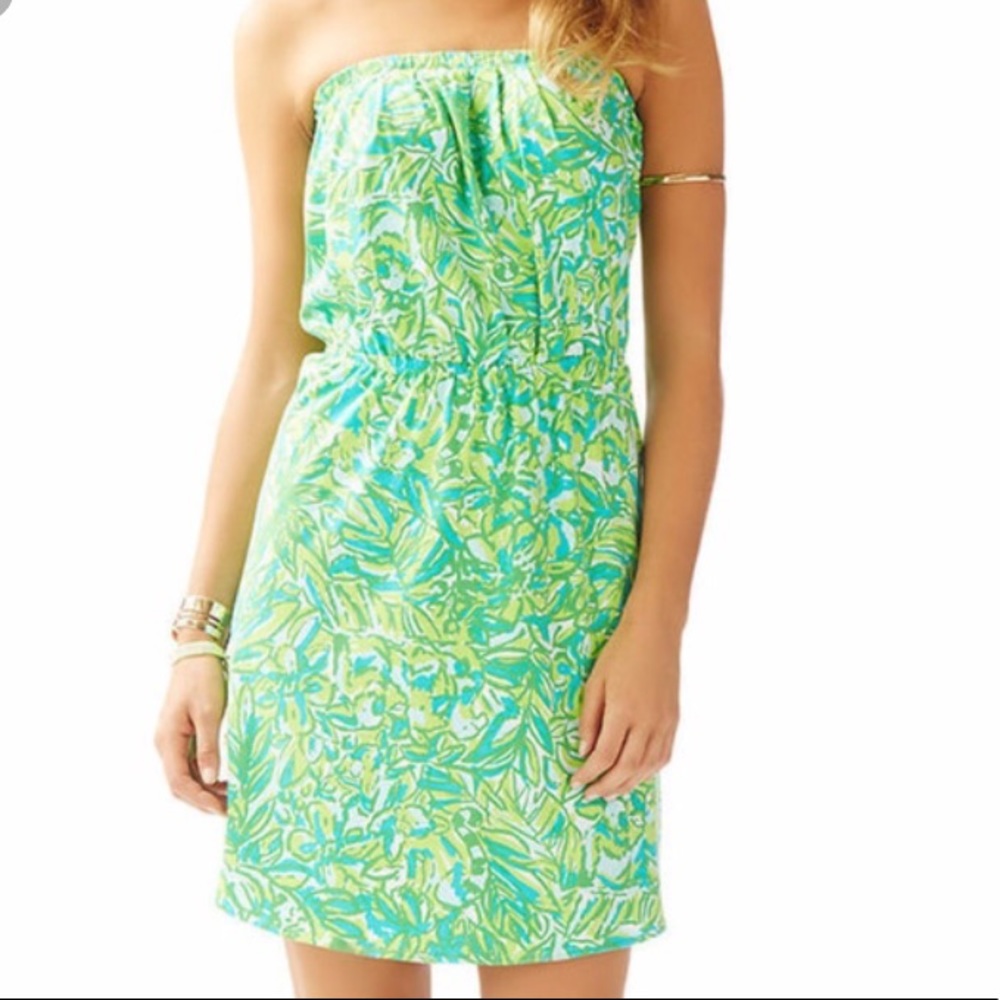 Lilly Pulitzer strapless dress